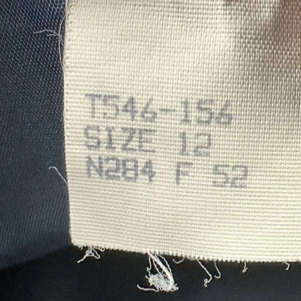 VTG Pendleton Skirt Womens 12 Navy Wool Pleated Lined Office Academia USA Made